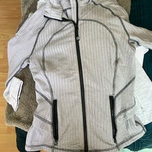 Lululemon grey zip up